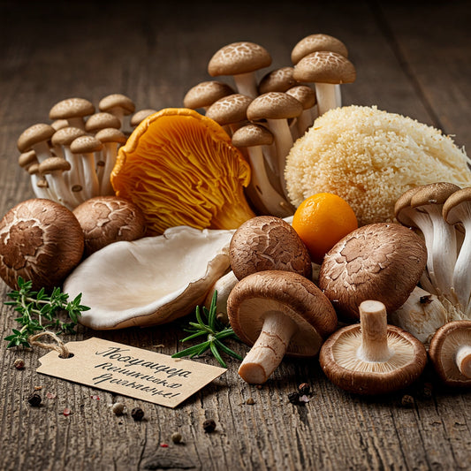 Fresh Gourmet Mushrooms – 1/2 lb (Variety of Types)